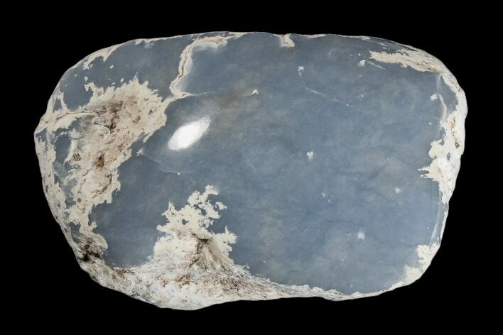 Polished Angelite (Blue Anhydrite) Stone - Peru #172559